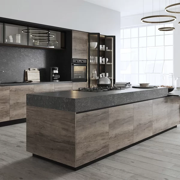 Vector banner tono madera