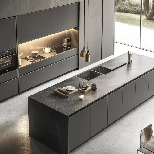 minimal-cocina-minimalista-isla-sin tiradores manija-liso24