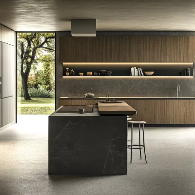 minimal-cocina-minimalista-isla-sin tiradores manija-liso31