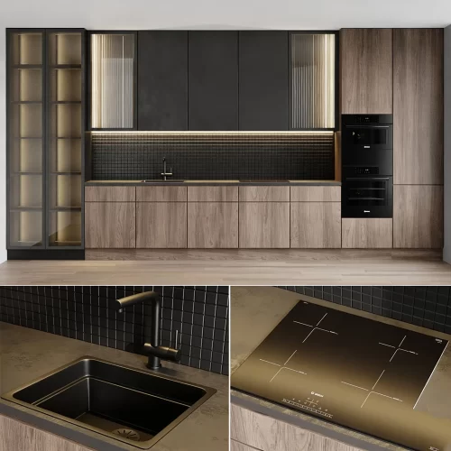 soul-cocina-oscura-vitrinas-vidrio-estriado-negra-bronce 22